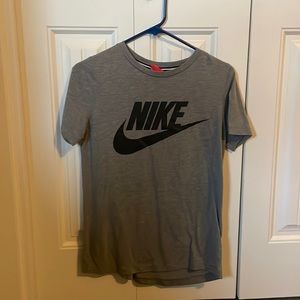 Gray Nike Workout Top